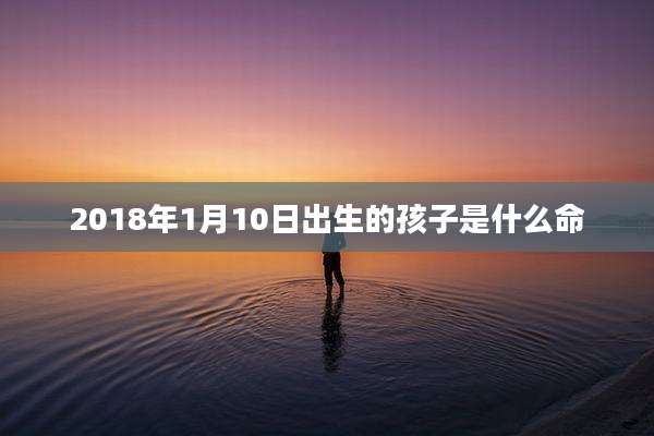 2018年1月10日出生的孩子是什么命