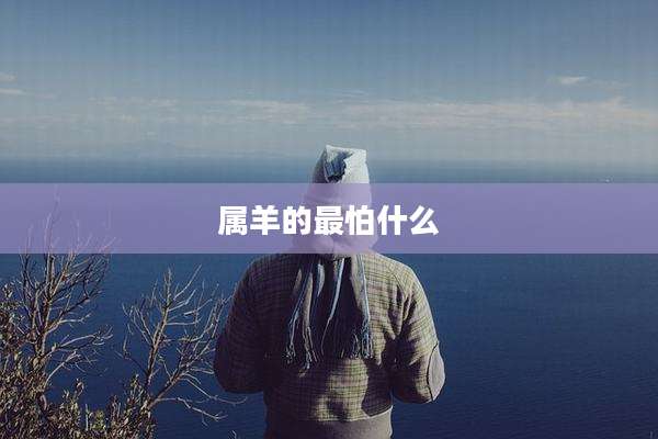 属羊的最怕什么