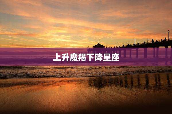 上升魔羯下降星座