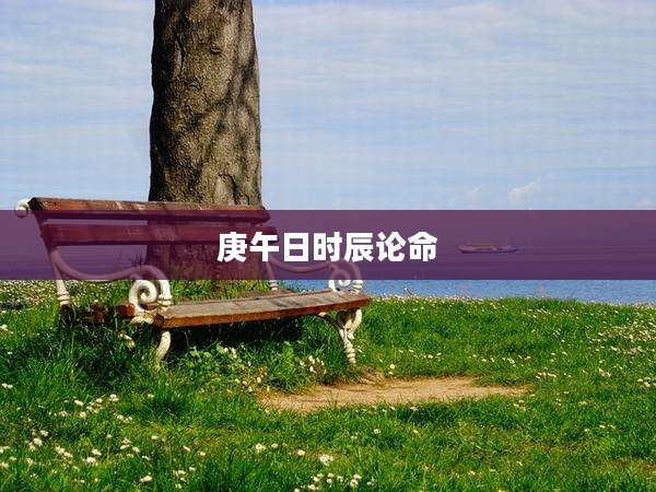 庚午日时辰论命