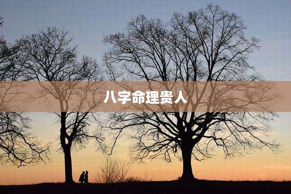 八字命理贵人