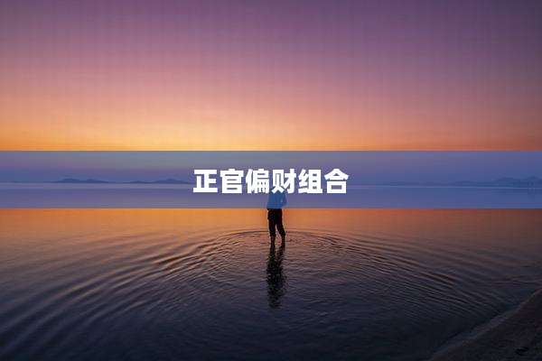 正官偏财组合