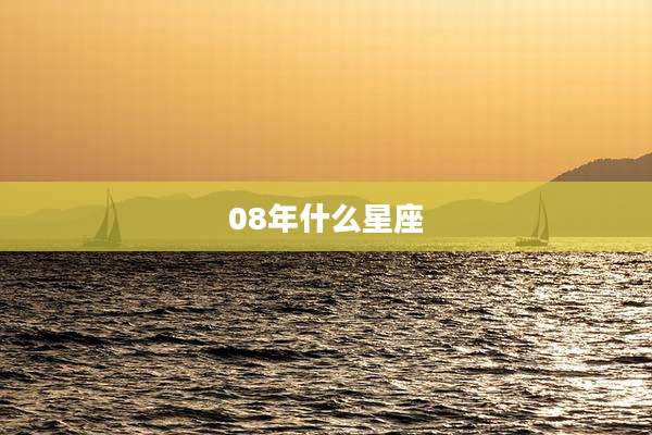 08年什么星座