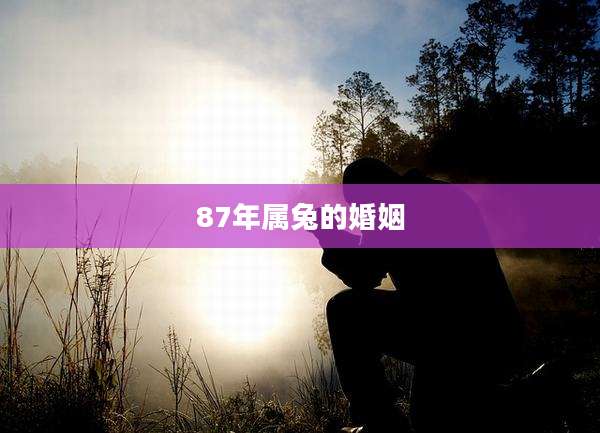 87年属兔的婚姻