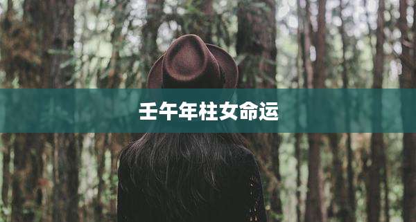 壬午年柱女命运