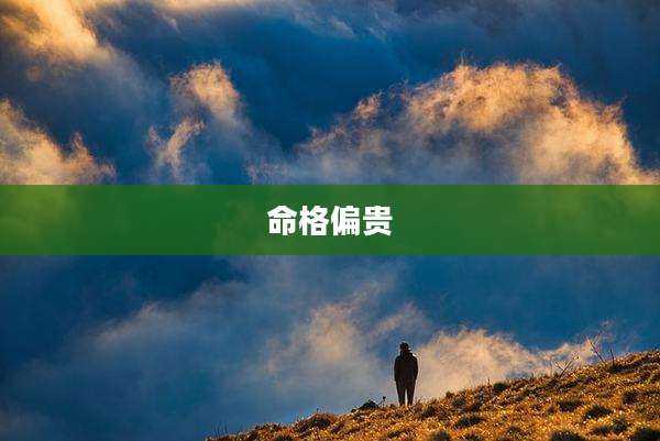 命格偏贵