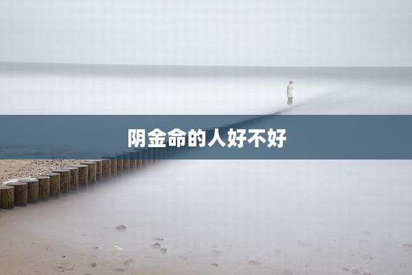 阴金命的人好不好