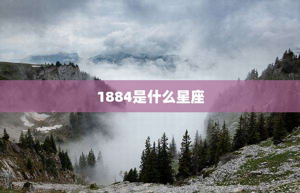 1884是什么星座