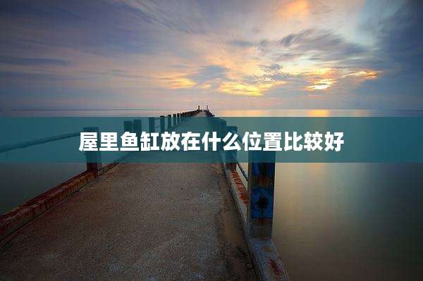 屋里鱼缸放在什么位置比较好
