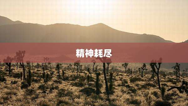 精神耗尽