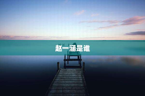 赵一涵是谁