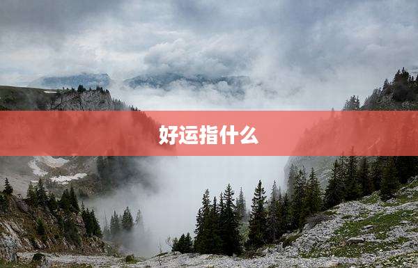 好运指什么