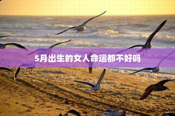 5月出生的女人命运都不好吗