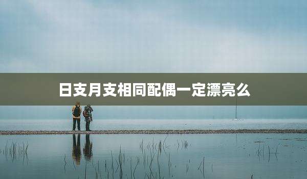 日支月支相同配偶一定漂亮么