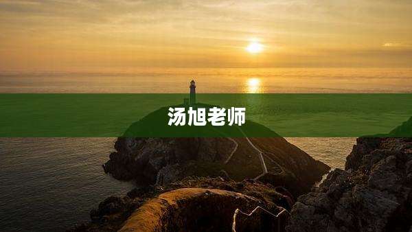 汤旭老师