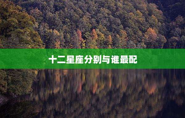 十二星座分别与谁最配
