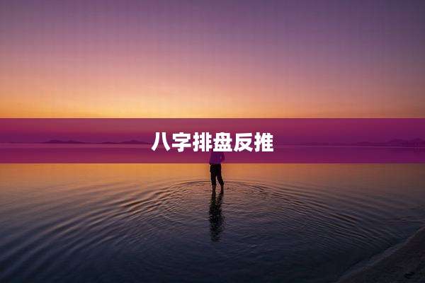 八字排盘反推