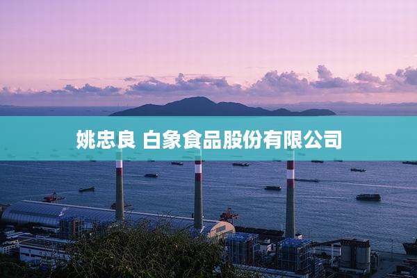 姚忠良 白象食品股份有限公司