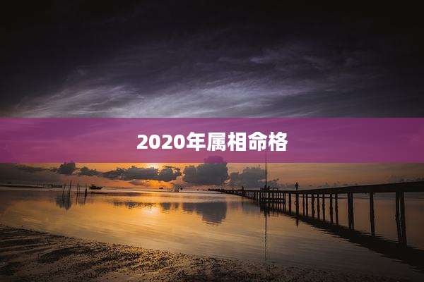 2020年属相命格