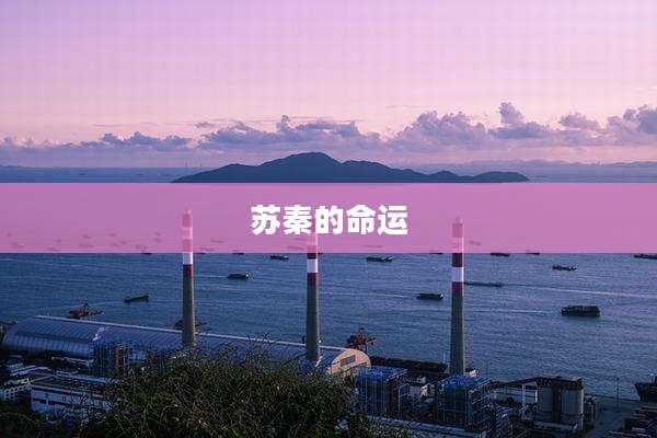 苏秦的命运
