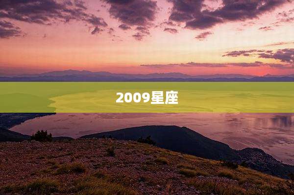 2009星座