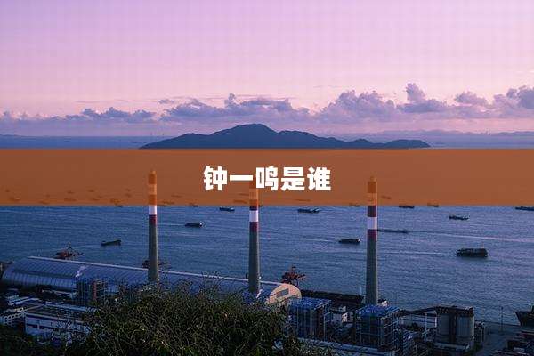 钟一鸣是谁