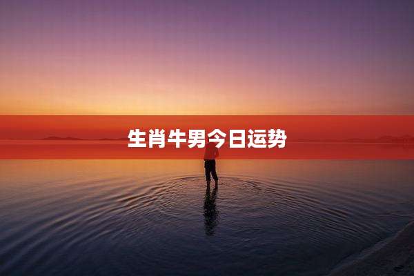 生肖牛男今日运势