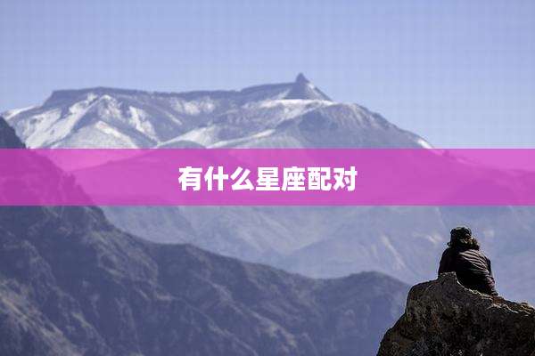 有什么星座配对