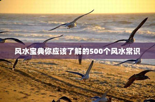 风水宝典你应该了解的500个风水常识