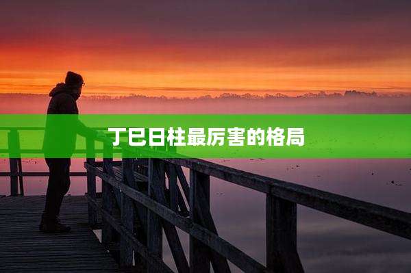 丁巳日柱最厉害的格局