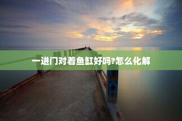 一进门对着鱼缸好吗?怎么化解