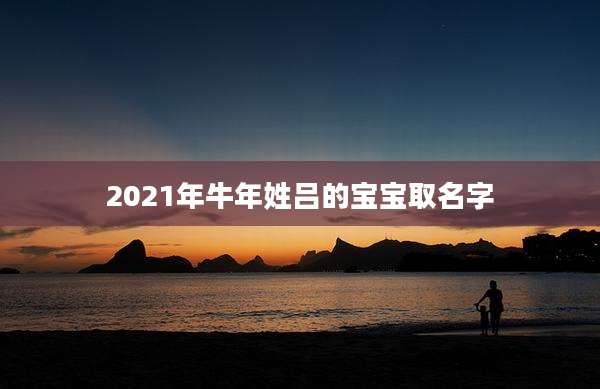 2021年牛年姓吕的宝宝取名字