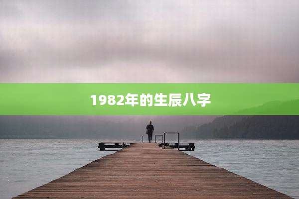1982年的生辰八字