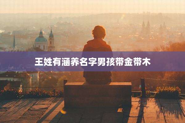 王姓有涵养名字男孩带金带木