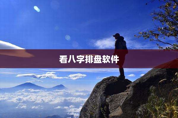 看八字排盘软件