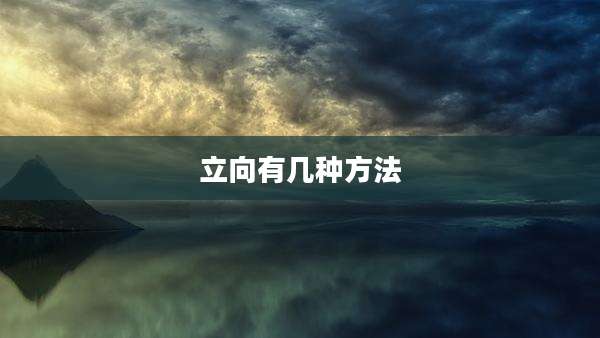 立向有几种方法