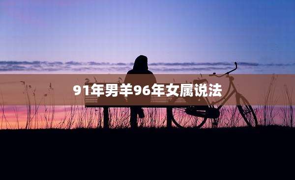 91年男羊96年女属说法