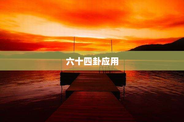 六十四卦应用