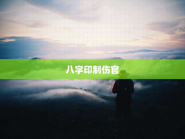八字印制伤官