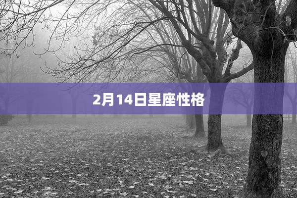 2月14日星座性格