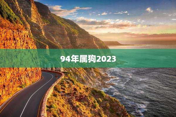 94年属狗2023