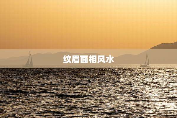 纹眉面相风水