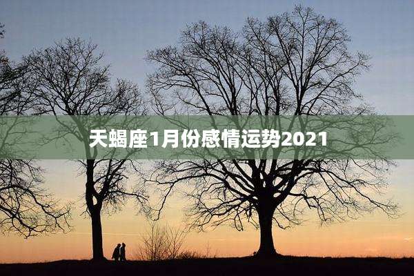 天蝎座1月份感情运势2021