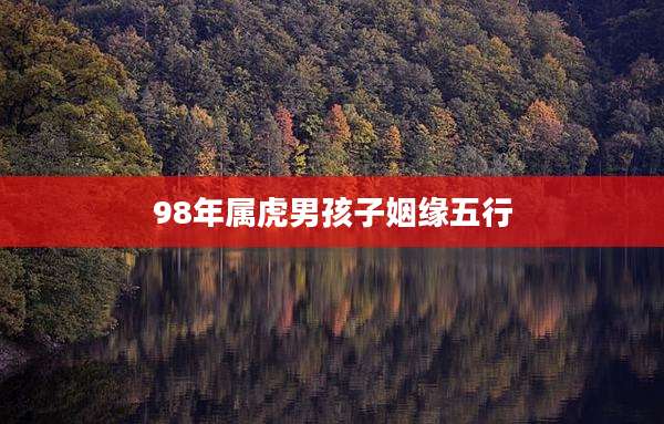 98年属虎男孩子姻缘五行
