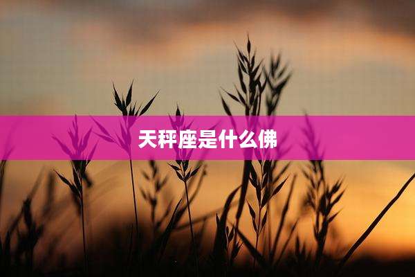 天秤座是什么佛