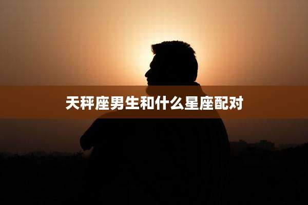 天秤座男生和什么星座配对