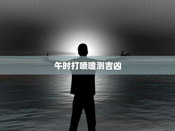 午时打喷嚏测吉凶