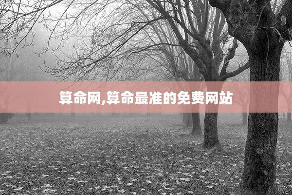 算命网,算命最准的免费网站