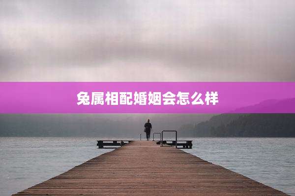 兔属相配婚姻会怎么样
