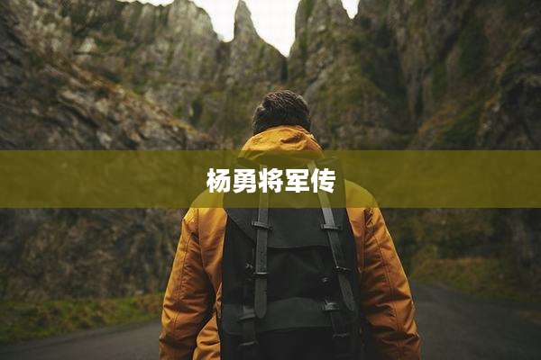 杨勇将军传